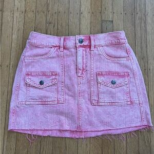 Aerie Bright Pink Mini Skirt